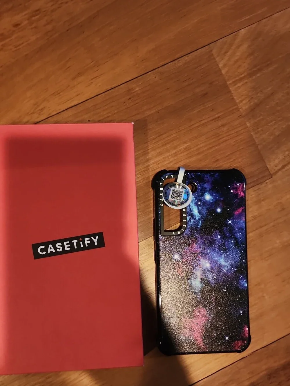 Casetify Galaxy Nebula Phone Case in Black, Purple & Blue